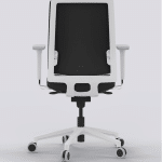 Silla negro de escritorio Forma 5 Sentis - Mobiliario de oficina Spacio