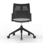 silla giratoria sin brazos | silla de escritorio negra Spacio